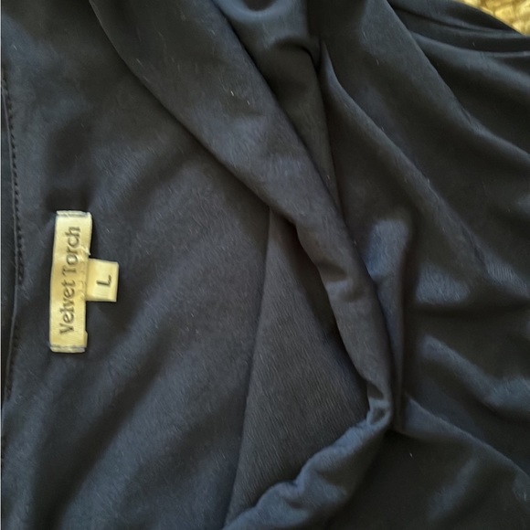 Velvet Torch One shoulder jumpsuit navy green Juniors size L - Picture 6 of 16